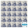 thumbnail image 3 of Mi Alma Peel and Stick Delft Vintage D21 Backsplash Vinyl Stick&nbsp;On&nbsp;Tiles, Light Blue, 7" x 7" (24-Pack), 3 of 7