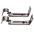 thumbnail image 1 of Miangastore 2 PCS 19.05mm Adjustable Curtain Rod Curtain Pole Holder Curtain Drapery Rod Brackets (Coffee), 1 of 8