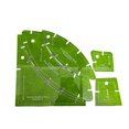 thumbnail image 1 of HLONK 5Pieces Quilters Paradises Slit N Sew Double Wedding Rings, 1 of 9