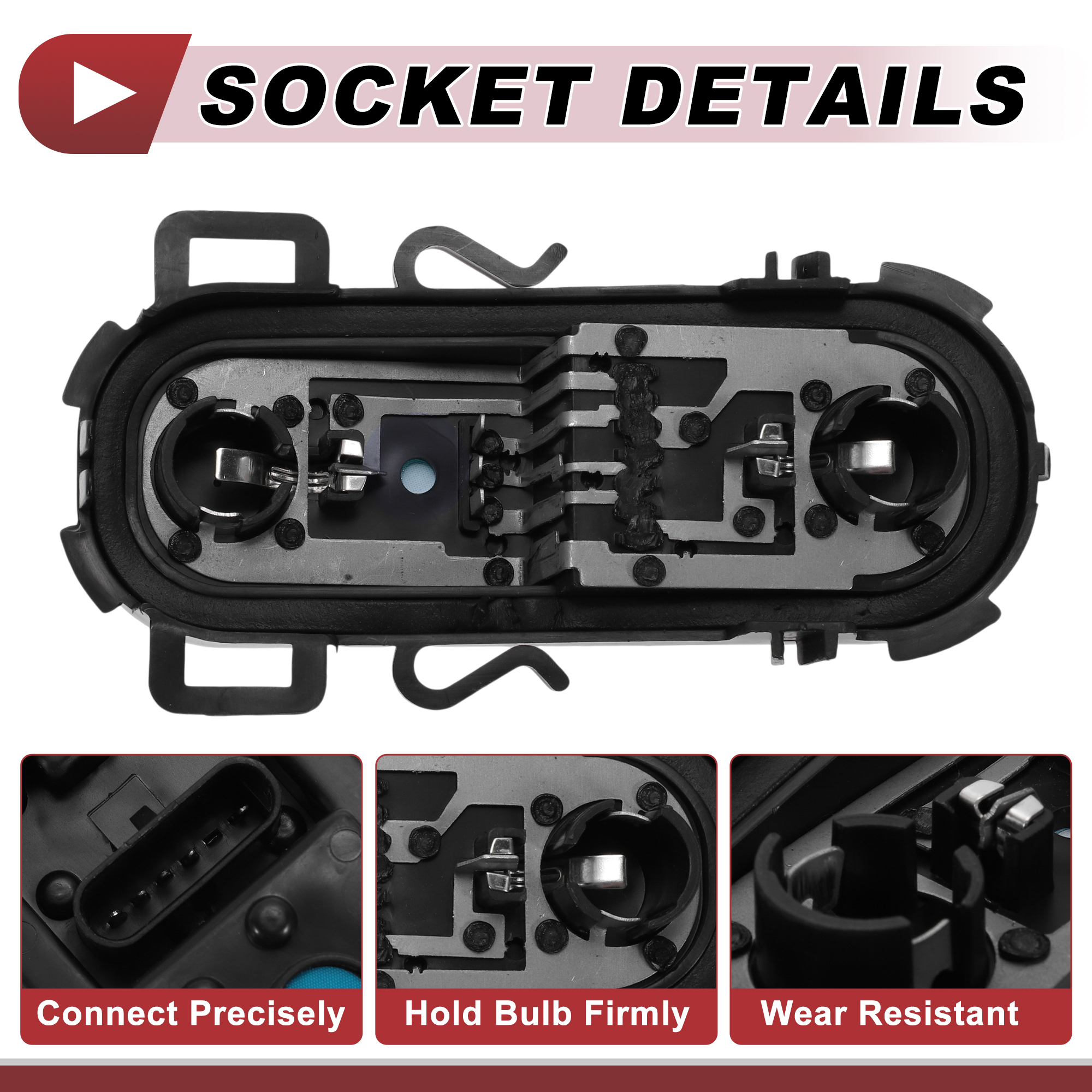 Unique Bargains 63217456407 Tail Light Lamp Socket for BMW X1 2017-2022 sDrive28i