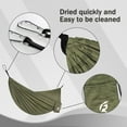 thumbnail image 4 of QUANFENG QF Hammock Lightweight Single Camping Hammock Support 400 lbs (Green), 4 of 7