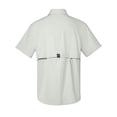 thumbnail image 3 of Men’s UPF 50+ Short Sleeve UV Protection Fishing Shirt, Breathable and Quick Dry Light Gray L, 3 of 7