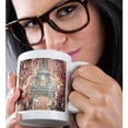 thumbnail image 2 of 3drose, Paris Romance - France - Eiffel Tower - Art, 11oz Mug, 2 of 6