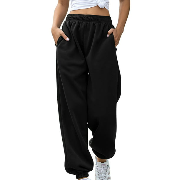 Wayren USA - Wayren USA Women's Closed Bottom Sweatpants with Pockets ...