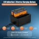 thumbnail image 5 of Kit de cargador de baterías Vemico 360 X4 con baterías X4 de 2500 mAh X2, 5 of 7