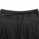 thumbnail image 4 of Faldas Plisadas para Mujer, Falda de Tenis de Cintura Alta, Falda Pantalón Deportiva con Bolsillos. Cinturón Fino Negro S, 4 of 9