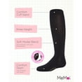 thumbnail image 3 of MeMoi Essential Modal Knee High Kids Socks - Girls - Female, 4, Black, 3 of 7