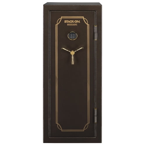 Woodland 24Gun Safe with Electronic Lock and Door Storage Walmart