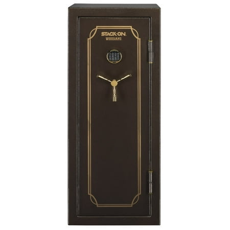 Woodland 24-Gun Safe with Electronic Lock and Door Storage