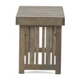 thumbnail image 6 of Foldable Acacia Wood End Table with Slat Top, Space Saving Grey Side Table, 6 of 10