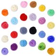 thumbnail image 2 of 24 piezas de hilo de lana decorativo para fieltrar con aguja, suministros portátiles para bricolaje, 2 of 6