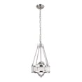 thumbnail image 4 of Pasargad Home PMT-02 Natalie Metal & Glass 39.4 "L Pendant Lights, Chrome & Clear, 4 of 5