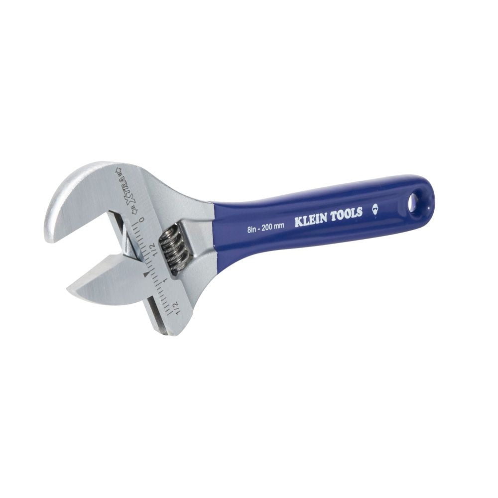 Klein Tools 8In Wide Jaw Adjustable Wrench