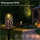 thumbnail image 4 of Ounissouiy Luces solares para caminos, farolillos solares para exteriores, farol de luna y estrella hueca, luces decorativas impermeables para pasarela, Iluminación y accesorios Ounissouiy HA035950-00, 4 of 6