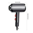 thumbnail image 4 of Hot and Cold Hair Dryer, Constant Temperature Hair Dryer with Diffuser, 1500W, Fast Drying, Intelligent Temperature Control, Low Noise, Lightweight Portable for Travel, 4 of 8