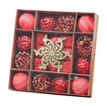 thumbnail image 2 of Juego de adornos de adornos de árbol de Navidad 22 Pack | Bolas y formas de caramelo surtidas de plástico irrompible | Decoración navideña para chimenea, repisa, ventana, patio | Decoraciones, 2 of 6