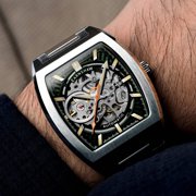 Heritage Wellington Skeleton Automatic Sage Steel