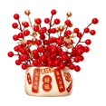 thumbnail image 2 of New Year Decoration Desk Flower Red Berry For Wedding Spring Festival Home Decor, 2 of 11