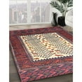 thumbnail image 3 of Ahgly Company Machine Washable Indoor Rectangle Traditional Brown Red Area Rugs, 5' x 8', 3 of 7