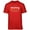 RED, variant on Teelocity Adulting Rating Graphic T-Shirt (Medium - Standard Fit, Black)