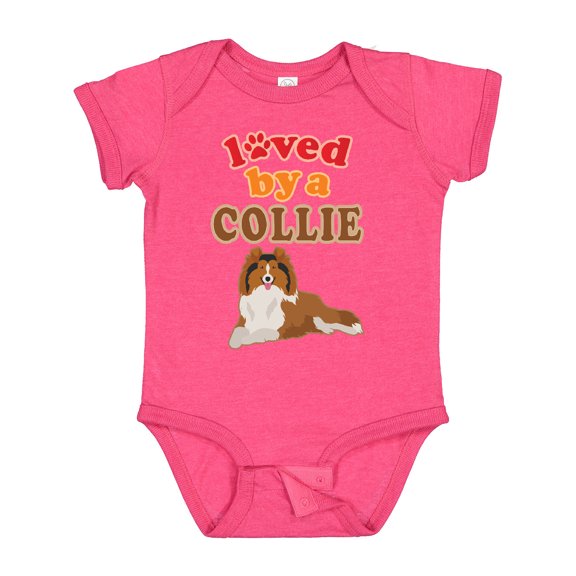 Inktastic Rough Collie Dog Boys or Girls Baby Bodysuit