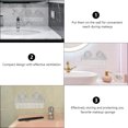 thumbnail image 2 of Miangastore Ventilation Drying Storage Rack Transparent 1Set 8.7x4.9x4.2in, 2 of 8