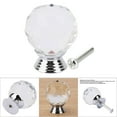 thumbnail image 4 of Cabinet 1PCS 30mm Ball Shape  Glass Pull Handle Cabinet Drawer Cupboard Knob Transparent, 4 of 8