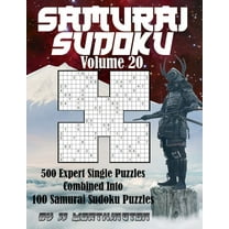 Samurai Sudoku Puzzles Large Print for Adults and Kids: Sudoku Samurai Puzzles Large Print for Adults and Kids Expert Volume 20: 500 Expert Level Sudoku Puzzles Combined to Make 100 Samurai Sudoku Puz