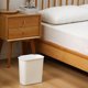 thumbnail image 4 of Compact Trash Can 2.6 Gallon (Approx. 7.6 Liters) Trash Basket Slim Trash Can for Bathroom Bedroom Office, White, 4 of 4