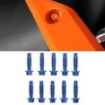 thumbnail image 3 of Autotaraudage, 10pcs Fini Anodisé Autotaraudage Vis Kit pour Moto, 3 of 8