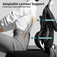 thumbnail image 4 of Office Chair - Ergonomic Desk Chair with Adjustable Lumbar Support, Mesh Computer Chair, Executive Chairs for Home Office Comfortable Lumbar Support,Khaki, 4 of 18
