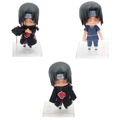 Kaboer 3 Pcs Set Anime Naruto Mini Figure Set Premium Collectible Anime Figure For Home Decor Walmart Com Walmart Com
