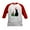 Red/White, variant on CafePress - Santa Cat & Mouse Kids Baseball Jersey - Kids Cotton Baseball Jersey, 3/4 Sleeve Shirt