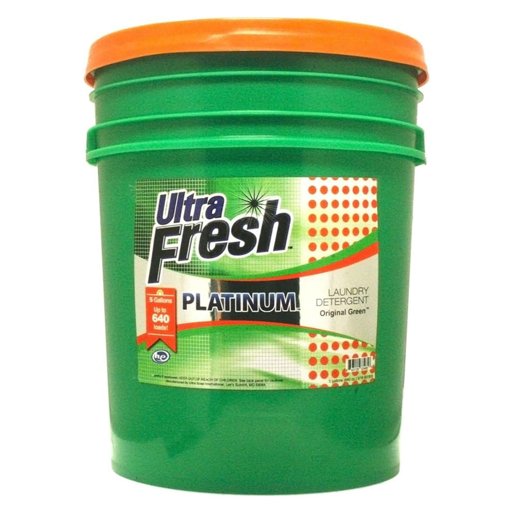 Ultra Fresh 3X Platinum Laundry Detergent Liquid, Original Green (2 Pack)