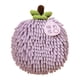 thumbnail image 2 of Toalla de mano Sunnimix de Chenilla Violeta con lazo para colgar, 2 of 8