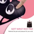 thumbnail image 1 of ZHAOCHENG Reposamuñecas de gel RIST Soporte para ratón Cute Pink Cat Pad, alfombrilla para ratón, protector de muñeca de silicona, dibujos animados lindos, engrosamiento claro, juego, computadora, ofi, 1 of 4