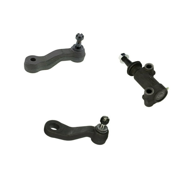 3 Pieces Front Idler Arm, Pitman Arm with 4 Grooves   Idler Arm Assembly Steering Kit Compatible with 4WD Models Fits select: 1999-2007 CHEVROLET SILVERADO, 2000-2006 CHEVROLET TAHOE