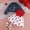 Red, variant on Zecgelong Girls Outfits Set Toddler Long Sleeve Denim Jacket With Bow Tie Heart Print Dress Casual Winter Fall Clothes For Baby 6 Months To 3 Years Girls Outfits Sets Age 9-12 Months