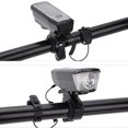 thumbnail image 1 of Front Solar Charging Bike Front Light High Brightness Flaslight with Horn for Mountain Bike Night Cycling, 1 of 8