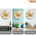 thumbnail image 4 of 2D Flat, 1pc 10Inch Elegant Eid Mubarak Wooden Wall Clock with Moon and Stars Design, Silent Quartz Movement, Rustic Farmhouse Decor for Kitchen, Bedroom, Living Room, or Office - AA Battery Opera, 4 of 7