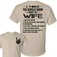 thumbnail image 2 of Funny “5 Things About My Wife” T-Shirt – Unisex 2-Sided Gift Tee for Husband, 2 of 7