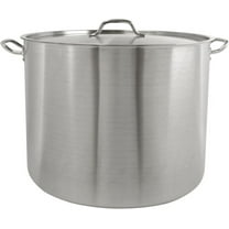 Truecraftware – 80 qt. Stainless Steel Stock Pot with Lid - Large Stock Pot Stew Pot Simmering Pot Soup Pot with Lid Oven Safe & Induction Ready NSF
