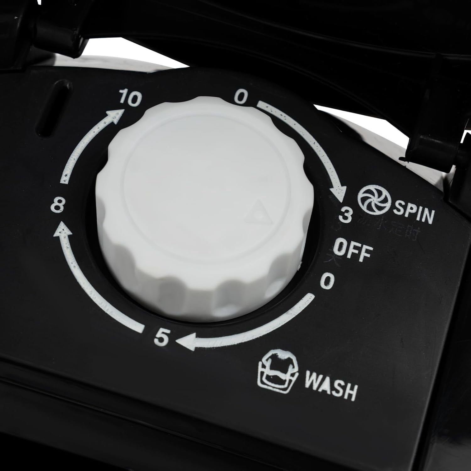 Mini Portable Washing Machine with Removable Dehydration Basket Cleaning of Underwear Clothes 1.19gal Folding Washer for Apartments, Dorm, Camping, RV, Travel Laundry (Black)