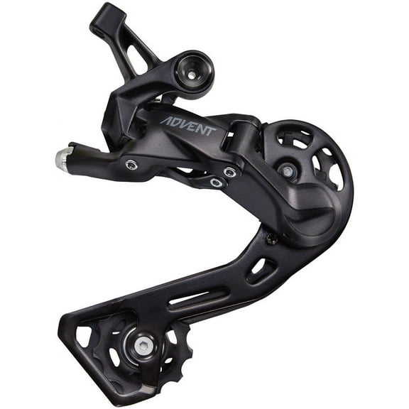 microSHIFT ADVENT Rear Derailleur - 9 Speed, Medium Cage, Black