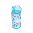 thumbnail image 5 of Zak Designs 14oz Bluey Kids Straw Water Bottle, Stainless Steel Vacuum Insulated Lincoln Bottle with Easy-Open Locking Spout Cover for Travel, Built in Carry Handle, 5 of 10