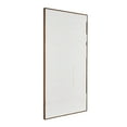 thumbnail image 6 of DecMode White Wood Dimensional Geometric Shaped Geometric Wall Decor with Brown Wooden Frame, 6 of 9