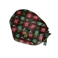 thumbnail image 6 of Wutalume Christmas Pattern Work Hat, Casual Adjustable Wash Cap for Women, Baggy Skull Cap for Nurse, Chef, or Salon, Dust Proof Beanie,Red, 6 of 6