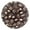 Black, variant on Coffee Beans Round Wall Clock Battery Operated Silent Non-Ticking Bedroom Office Kitchen Home School Decor 10"(Black)