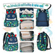 thumbnail image 3 of Mochila Niños 3piezas Con Lonchera Y Lapicera estampado Lab.G, Verde Azul, 3 of 5