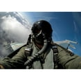 thumbnail image 2 of A pilot in the cockpit of an F-16 Fighting Falcon Poster Print, 2 of 2